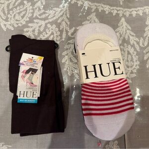 NWT FOUR PAIRS of HUE Women's Socks